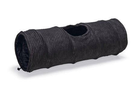 Designed by Lotte Tunnel til Katt i Ribbestoff, Antrasitt - 75cm