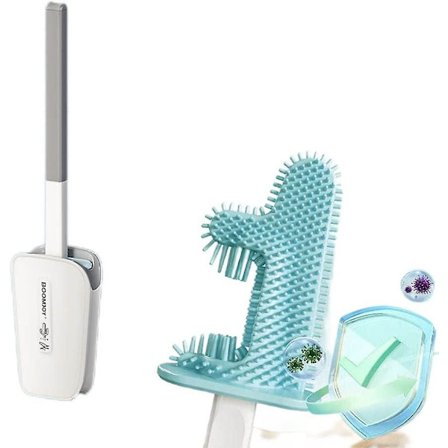 Kaktus Toiletbørste, Lang Håndtag Blød Silikon Fleksibel Toilet