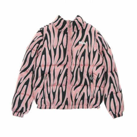 Fila down enid aop puff Jakke Pink, Dame
