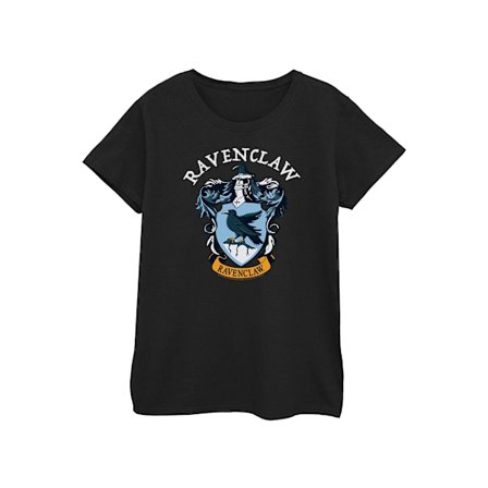Harry Potter Dam/Kvinnor Ravenclaw Bomull T-shirt XL Svart