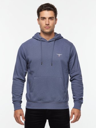 Accademia Militare Felpa Senza Zip Uomo Blu