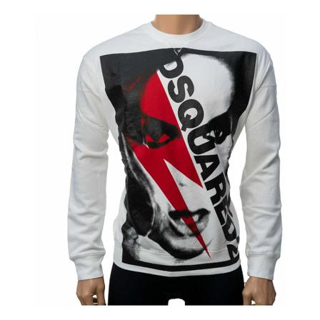 Dsquared2 T-Shirts , Wit , Heren , Maat: L