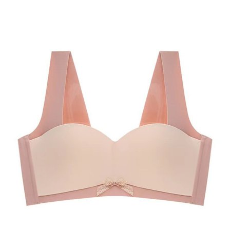 Polstret sports-BH for kvinner, ikke-avtakbare puter, stor BH, sømløs