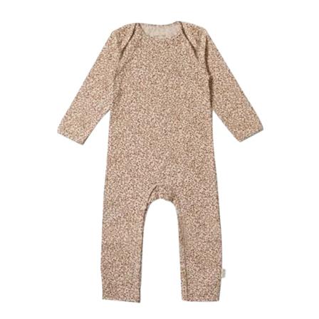 Nyfödd One Piece Printed Body Med Rund Hals Söt Jumpsuit