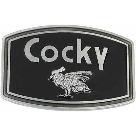 1 stk. Rektangulær Casual Animal Mænd Cocky Rooster Bæltespænder Metal Cowboy