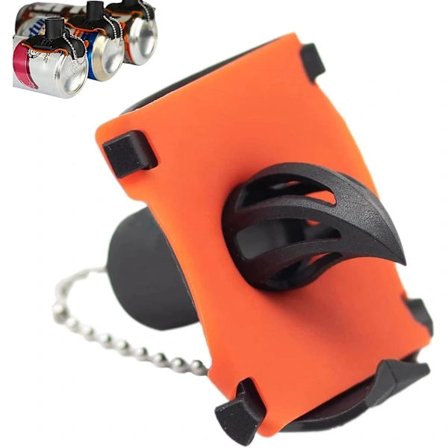 Nøglering med øl-shotgun-værktøj i plastik, værktøj til at drikke øl-shotgun fra dåser, øldåseåbner, bærbar, perfekt til øl-bongBY 1 stk