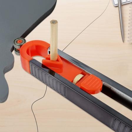 Profilskabelon + Skridtprofiloptegning med pen Black one size