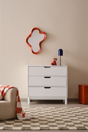 Jotex - Kommode Hvit - CAMPO - Kjøp Barneskap & barnehyller hos Jotex