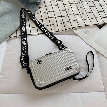 Square Box Bag Axelväska SILVER