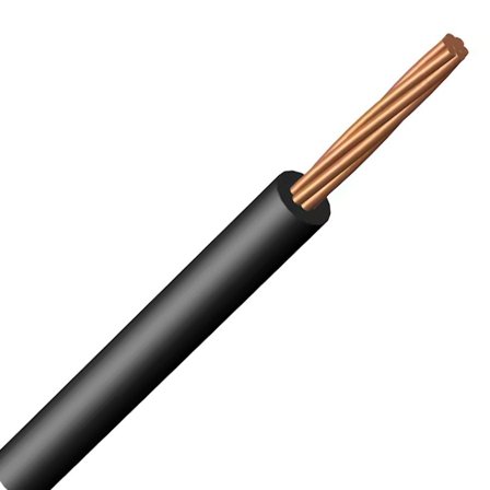 Nexans PN 750V 6 Svart B2 metervare (1-100m)