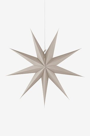 Jotex - Adventsstjerne ø 150 Cm Greige - ANDROMEDA - Køb Julestjerner hos Jotex