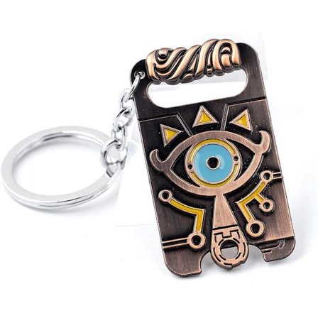 Flerfärgad Zelda-nyckelring för fans