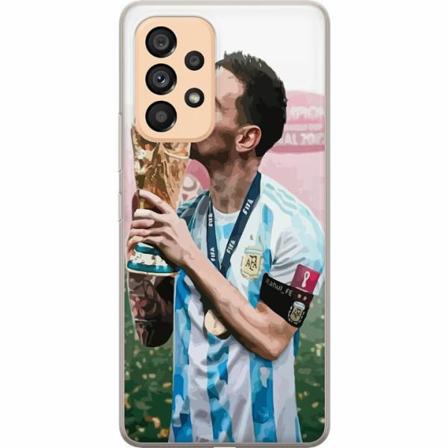 Samsung Galaxy A53 5g Genomskinligt Skal Messi