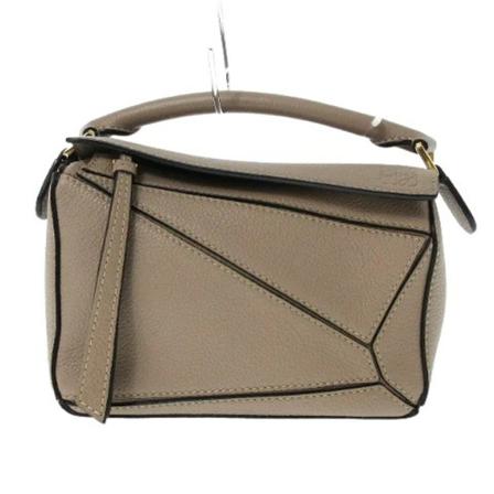Loewe Pre-owned, Pre-owned Leather handbags Bruin, Dames, Maat:ONE Size