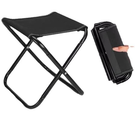 Camping Klapskammel Udendørs Klapskammel, Udendørs Små Bærbare Camping Klapskamler, Egnet til Camping, Fiskeri, Picnic