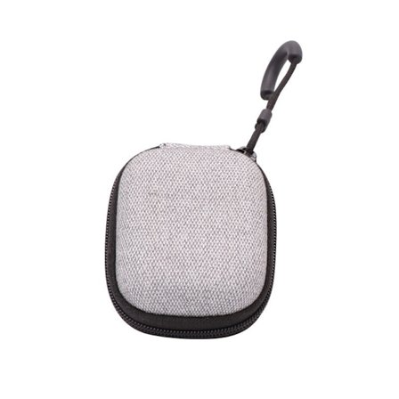 2 stk. grå øretelefoner øretelefoner headset headset bæretaske holder