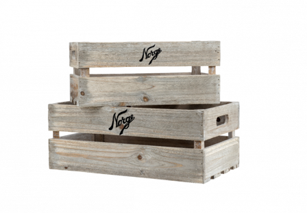 Norgesglasset Trekasser Norge 2stk