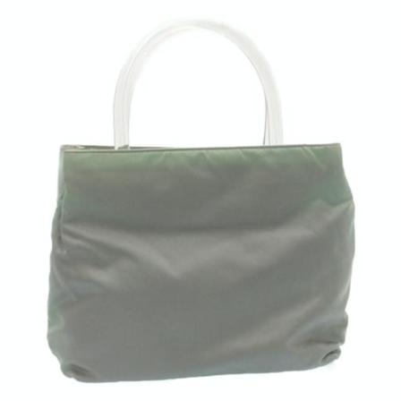 Prada Vintage, Pre-owned Handbag Grijs, Dames, Maat:ONE Size,nylon