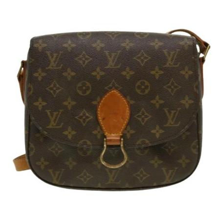 Louis Vuitton Vintage, Pre-owned Canvas louis-vuitton-bags Bruin, Dames, Maat:ONE Size