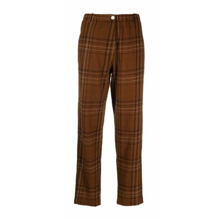 Alysi, Straight Trousers Bruin, Dames, Maat:M
