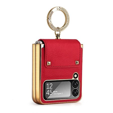 Lämplig för Samsung Zflip4 Samsung Phone Case Folding Ring Case