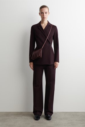 COS Femme Sac Bandoulière Trove - Cuir in Rouge