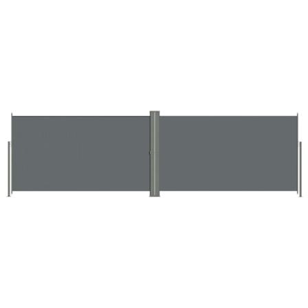 Vidaxl Infällbar Sidomarkis 180x600 Cm Antracit Antracit