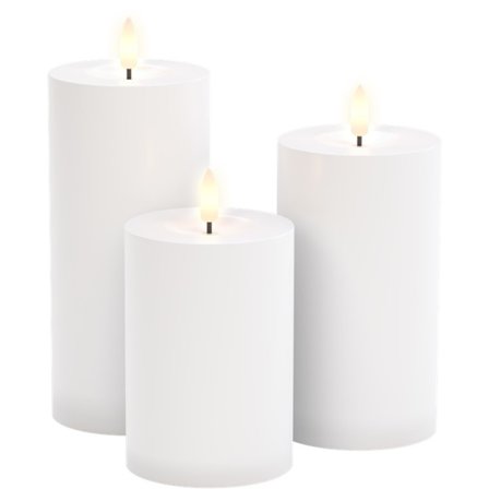 Sæt med 3 LED-lys "Udendørs"