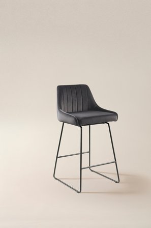 Jotex - Barstol Mørk grå - HOLLIE - Kjøp Stoler hos Jotex