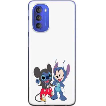 Motorola Moto G51 5G Genomskinligt Skal Stitch musse pigg