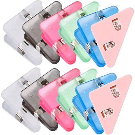 Sidesider for hjørner - Solide trekantede klips for hjørner på bøker - Klips for hjørner på sider - Lagring av dokumenter - Organisering av mapper - 