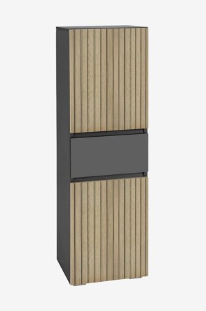 Loft24 - Baderomsskap Wisla Midi 1 skuff /2 dører - Beige - Baderomsmøbler - Fra Homeroom