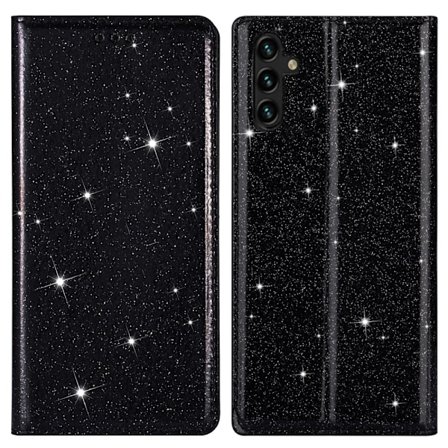 Glitter Pungetui Samsung Galaxy A14 Sort