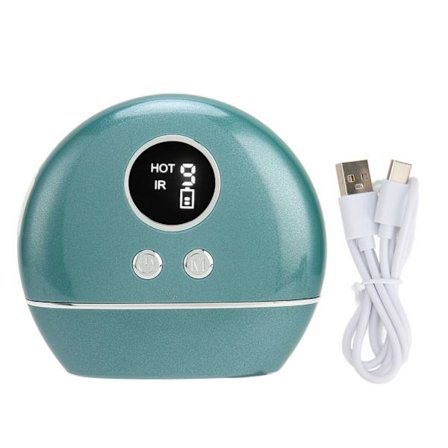 Elektriskt ansiktslyft Gua Sha Tool Bian Stone Färg Ljus Uppvärmd Vibration Body Scraping Massager Grön