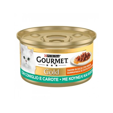 Purina Gourmet Gold Dadini In Salsa Con Coniglio E Carote Per