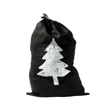 by Benson Julklappssäck Juldekorationer Svart ONESIZE