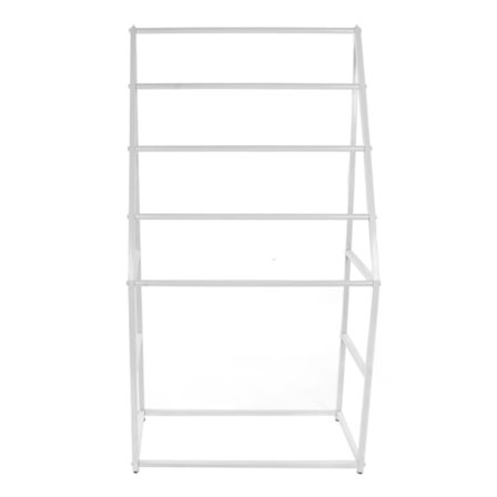 Fristående handdukshängare 80 cm lång 150 cm bred Multifunktionell utomhuspool byxhängare vit