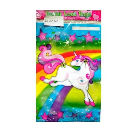 Enhörningsfestpåsar En Storlek Flerfärgad