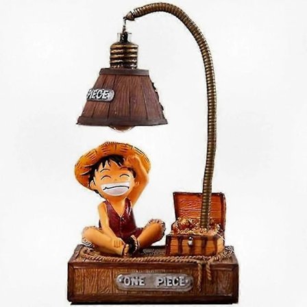 One Piece Anime Luffy Skrivebordslampe for Barn og Voksne, Nattlampe Gave til Bursdag