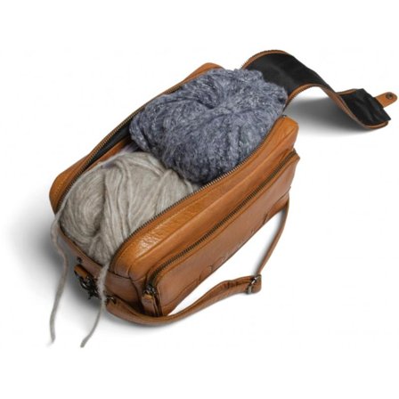 Muud Stavanger Veske til Strikketøy_Brun