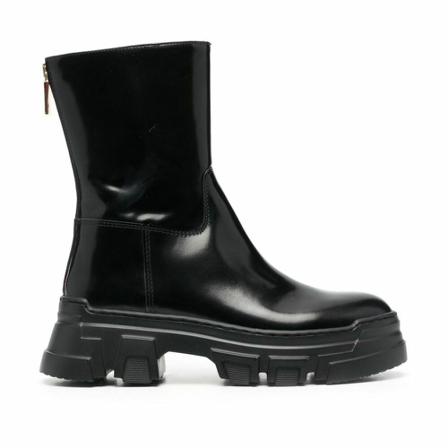 Pollini, Rain Boots Czarny, Kobieta, Rozmiar: 39 EU