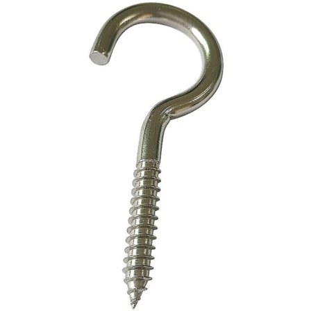 – 30 stk 3 størrelser 40mm 50mm 65mm rustfritt stål (304) skruekroker, tunge øyeskruer