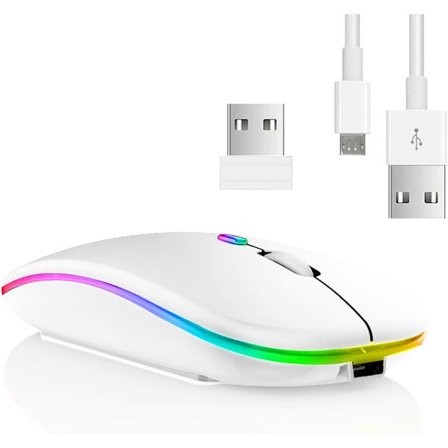 Trådlös Bluetooth mus Trådlös mus Mus Uppladdningsbar ergonomisk mus