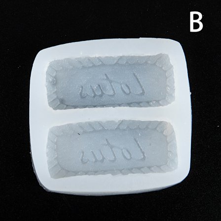 DIY kjeksform stearinlys Silikonform Håndlaget kjeks Chocala