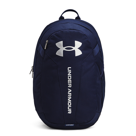Under Armour UA Hustle Lite Backpack, Midnight Navy/Metallic Silver
