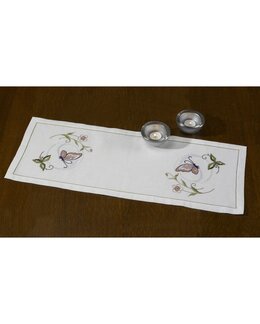 Stickpackung Läufer Schmetterlinge