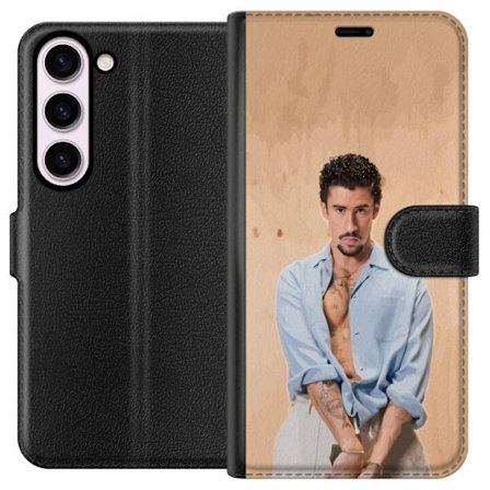 Yhteensopiva Lompakkokotelo Samsung Galaxy S23 Bad Bunny Super Bowl-inspiroima grafiikka, jossa NFL-trofe ja San Franciscon silta urheilusuunnitteluss