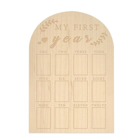 My First Year Photo Display 12 månader Baby Picture Frame Baby's