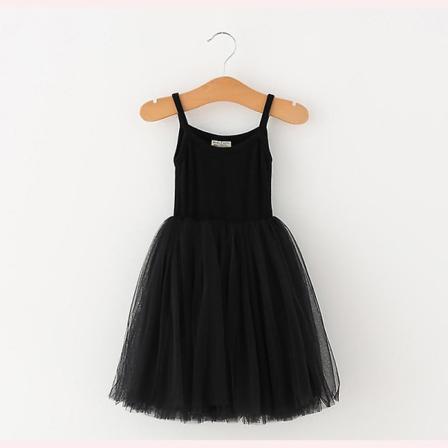 Flickor Sommar Ärmlös Klänning 3 4 7 8 År Barn Casual Tutu