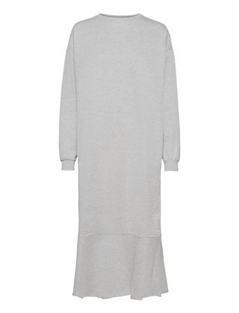Objregita L/S Midi Jersey Dress A Ofw Grey Object